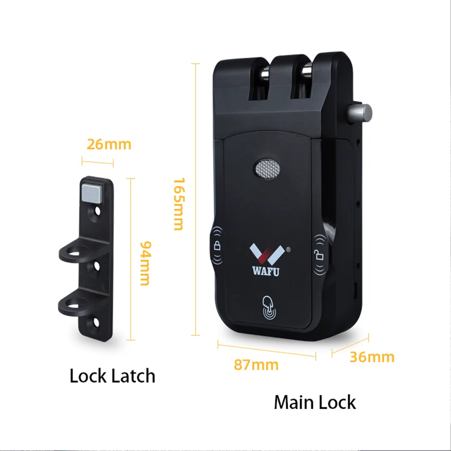 Wireless Smart Remote Inivisble Door Lock Fechadura Inteligente Keyless Entry Home Door Lock for Office