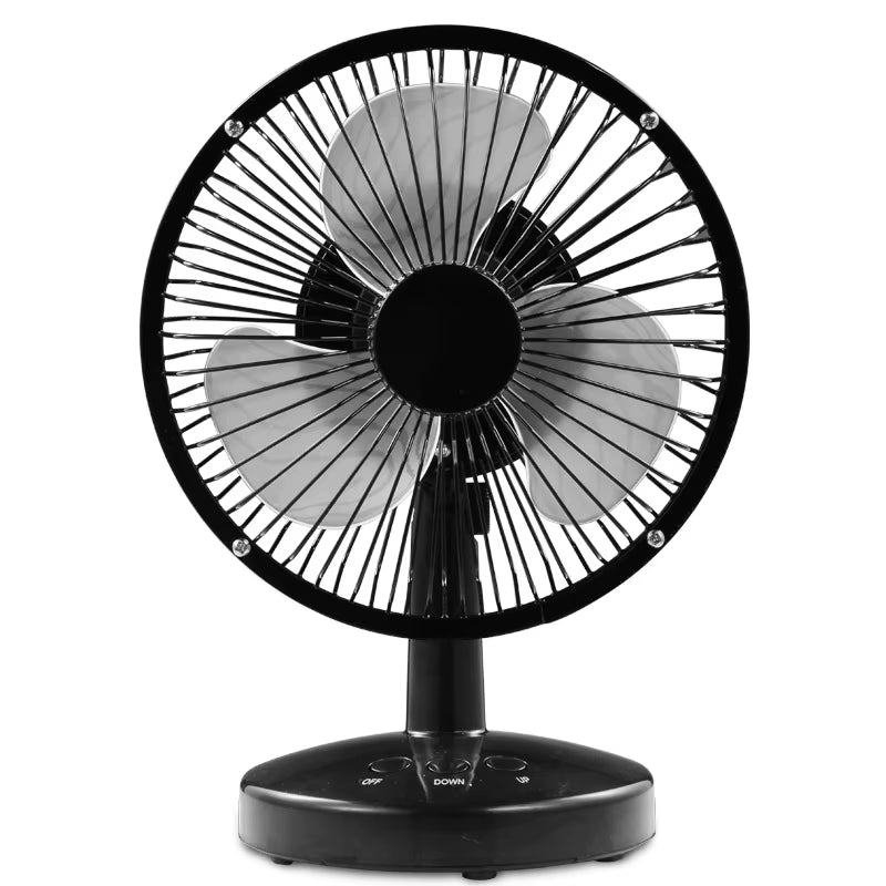 6 Inches Desk Cooling Fan for Office Home Computer Creative Quiet Mini Fan with 2 Speeds Angle Adjustable USB Charging