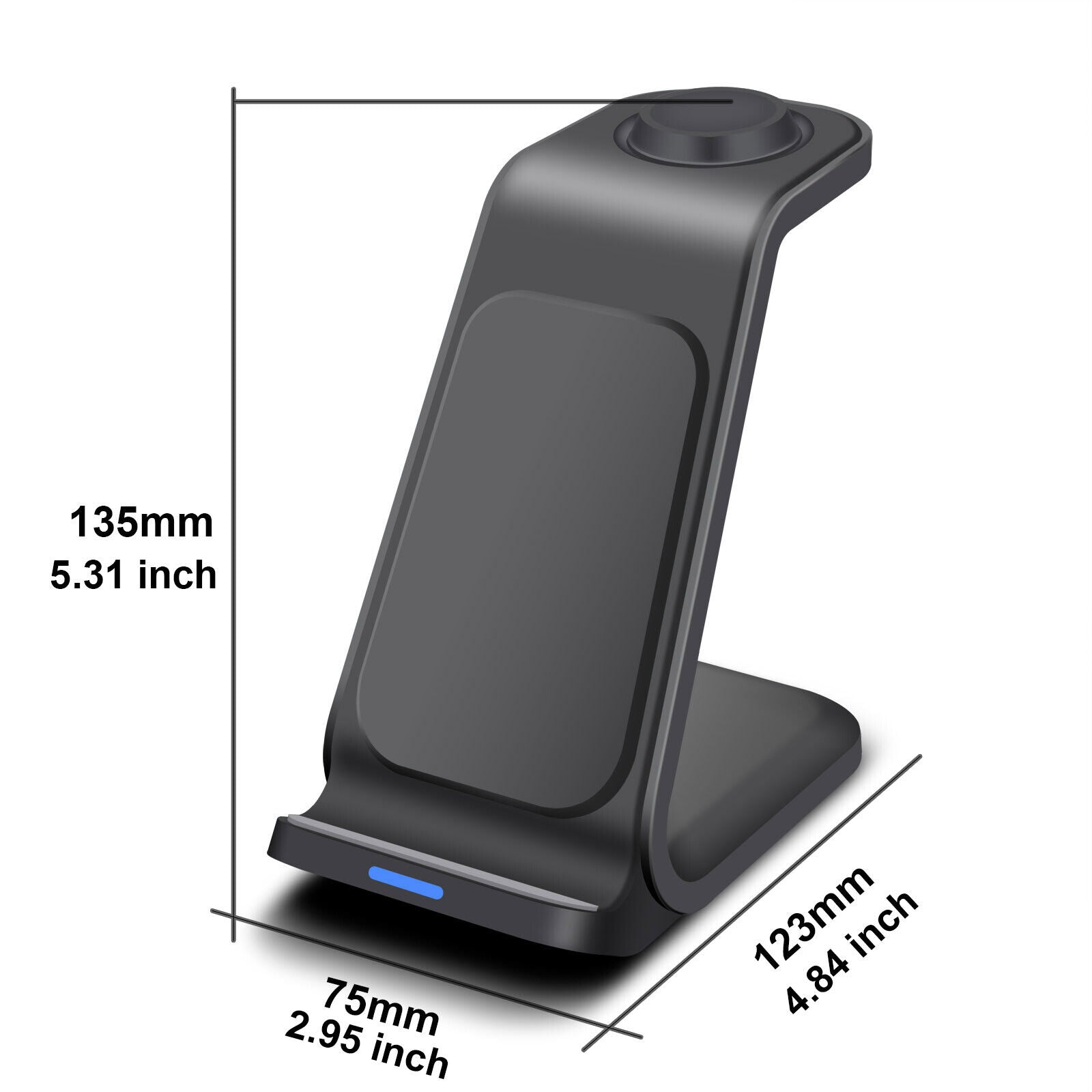 3-in-1 Wireless Charging Dock Station for Apple Watch and iPhone 16/15/14/13