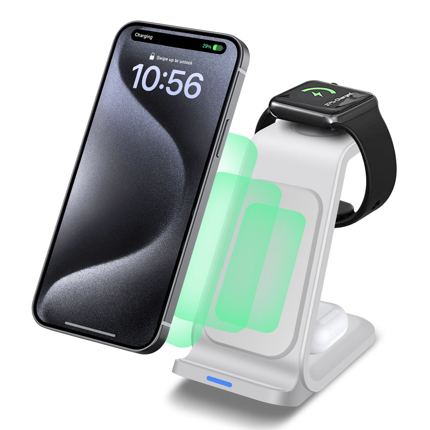 3-in-1 Wireless Charging Dock Station for Apple Watch and iPhone 16/15/14/13