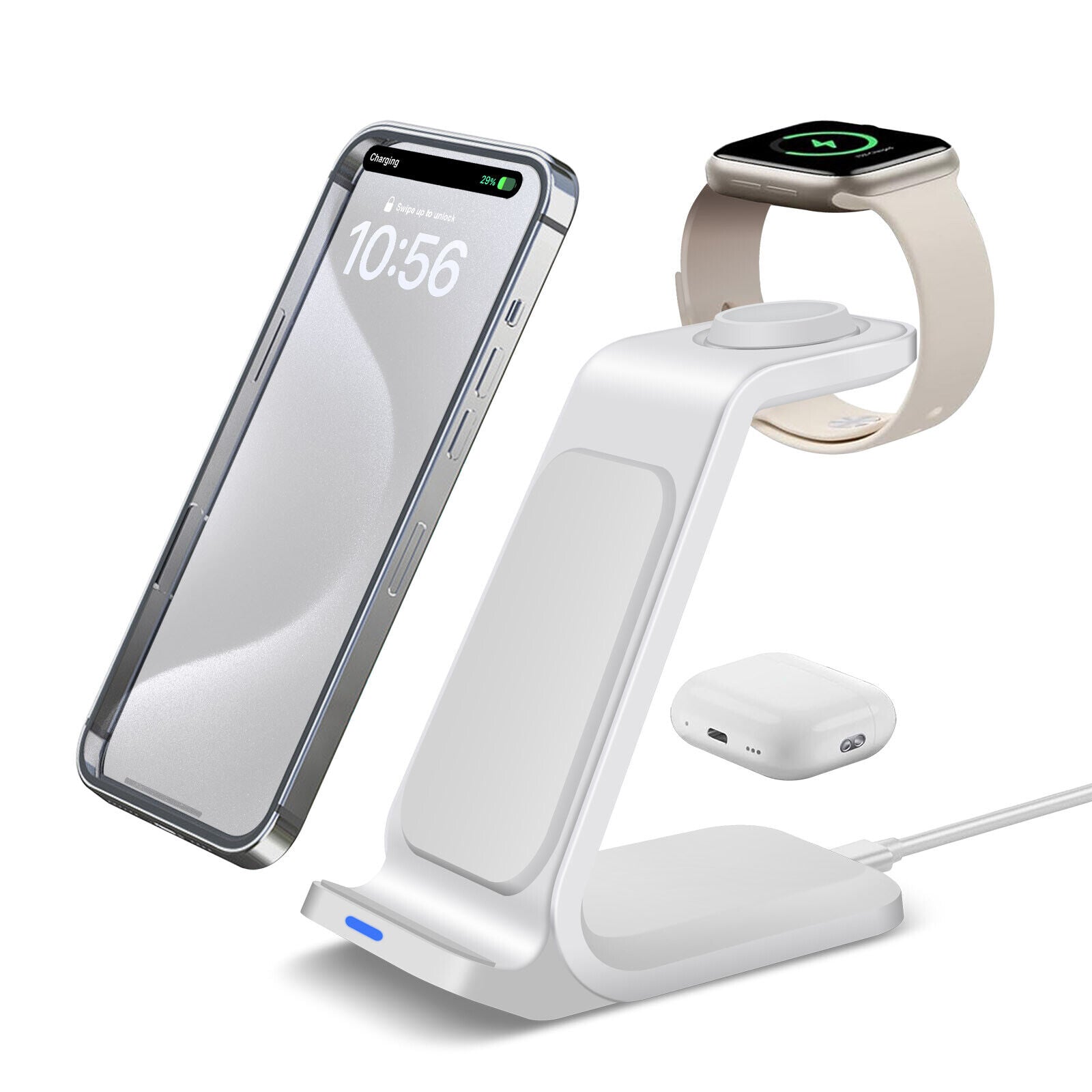 3-in-1 Wireless Charging Dock Station for Apple Watch and iPhone 16/15/14/13