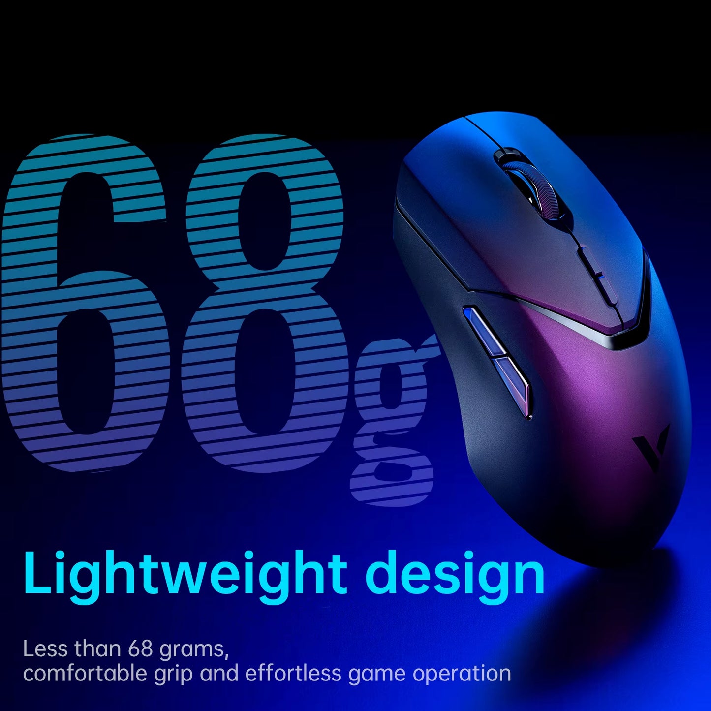 VT9PRO PAW3398 Wireless Gaming Mouse 68G Wired Programmable Ergonomic Mice 26000DPI Type C Rechargeable Pc Gamer Accessory